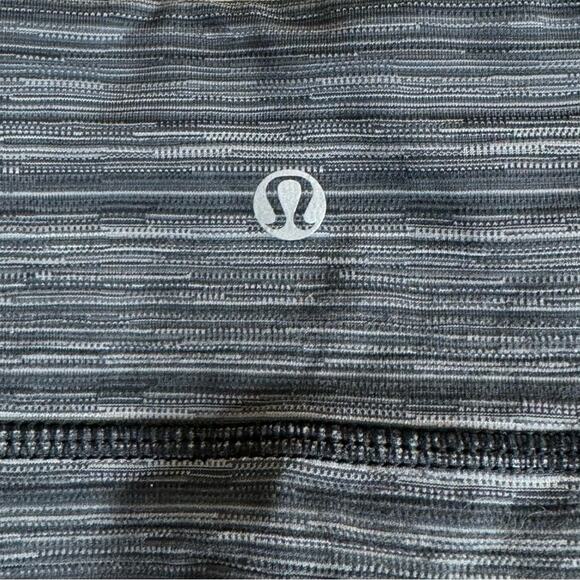 Lululemon Run Top Speed Cropped Leggings Active Pants Women’s Size 6 Gray - Picture 6 of 12